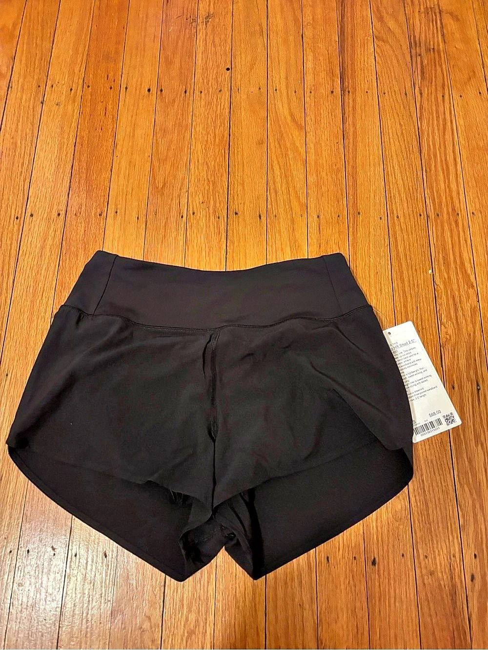 lululemon Speed Up High-Rise Lined Short 2.5" Shorts Black XS